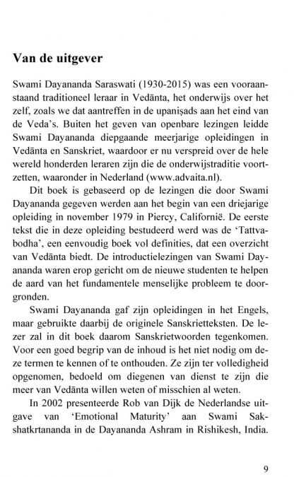 Inleiding tot Vedanta - Swami Dayananda - Afbeelding 6