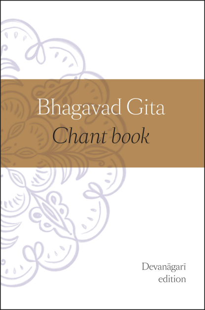 Bhagavad Gita Chant boek - devanagari